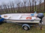 Elan 401 met Yamaha 8 pk 4-takt en PEGA boottrailer € 2850,-, Ophalen, Gebruikt, Tot 10 pk, 3 tot 6 meter