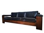 Schitterende vintage Harry de Groot design leolux bankstel, Huis en Inrichting, Ophalen, Gebruikt, Hout