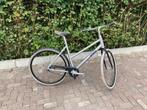 Zilvergrijze Union Trendy stadsfiets met blauw (unisex), Fietsen en Brommers, Ophalen, Gebruikt, Overige merken, Versnellingen