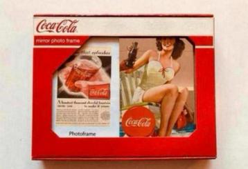 fotolijst, coca cola, spiegel, mirror, hobby, mancave, man, beschikbaar voor biedingen