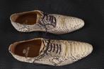 Fred De La Bretoniere pythonlederen schoenen mt42 Nieuwstaat, Ophalen of Verzenden, Zo goed als nieuw, Fred, Veterschoenen