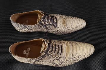 Fred De La Bretoniere pythonlederen schoenen mt42 Nieuwstaat beschikbaar voor biedingen