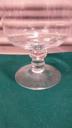 Stolpvaas van glas op voet, Ophalen of Verzenden