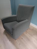 fauteuil / stoel. grijs stof., Ophalen, Gebruikt, 75 tot 100 cm, Stof
