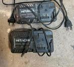 Hitachi opladers, Doe-het-zelf en Verbouw, Gereedschap | Boormachines, Ophalen of Verzenden, Gebruikt, Boor- en Schroefmachine