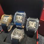 Cartier Santos 40MM, Sieraden, Tassen en Uiterlijk, Horloges | Dames, Ophalen of Verzenden, Zo goed als nieuw, Staal, Overige merken