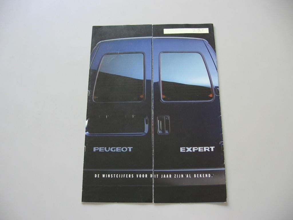 PEU 273 Peugeot Partner, Expert, Boxer, folder., Ophalen of Verzenden, Zo goed als nieuw, Peugeot