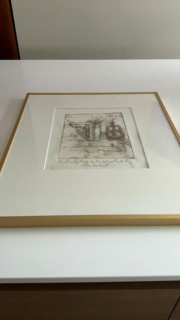 Anton Heijboer Originele Ets, Antiek en Kunst, Kunst | Etsen en Gravures, Ophalen