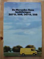 Mercedes 207D 208 307D 308 Brochure 1982 - 207 307 D, Zo goed als nieuw, Ophalen, Mercedes-Benz, Mercedes