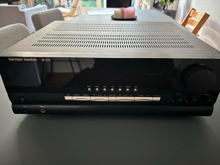 Harman Kardon HK 3370 Stereo Receiver, Audio, Tv en Foto, Versterkers en Receivers, Gebruikt, Stereo, 60 tot 120 watt, Overige merken