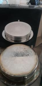 Vintage silver plated onderzetters set, Antiek en Kunst, Ophalen of Verzenden, Zilver