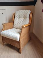 Rieten stoel, Huis en Inrichting, Fauteuils, Ophalen, Gebruikt, Riet of Rotan
