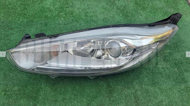 Koplamp FORD FIESTA MK7 FACELIFT LENS + LED HEADLAMP, Auto-onderdelen, Verlichting, Gebruikt, 6 maanden garantie, Ophalen of Verzenden
