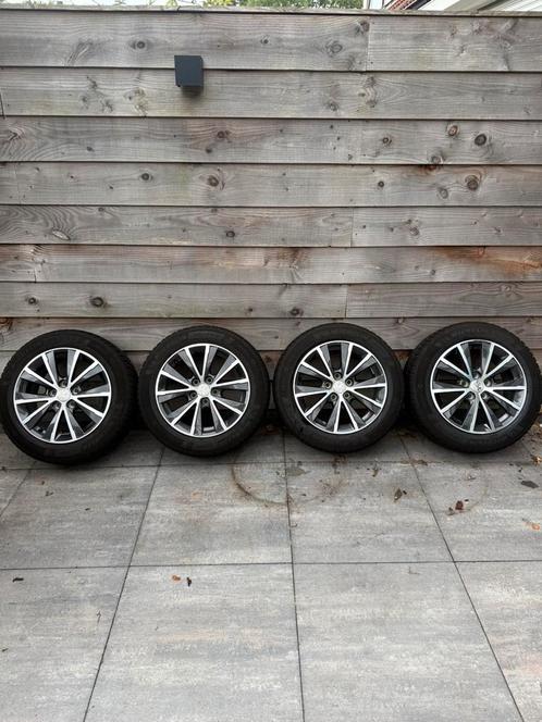 Originele Peugeot 308 velgen + winterbanden  16 inch, Auto-onderdelen, Banden en Velgen, Banden en Velgen, Winterbanden, 16 inch