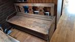 houten bank klepbank, Ophalen, Gebruikt, Hout
