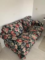 Ektrop sofa 2 zits met hoes en bloemenmotief zie foto, Huis en Inrichting, Banken | Sofa's en Chaises Longues, Hout, Minder dan 75 cm