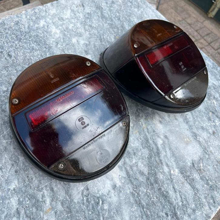 VW 1200 1300 1303 Kever Hella achterlichtlenzen Donker, Auto diversen, Auto-accessoires, Gebruikt, Verzenden