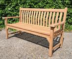 Nieuwe teakhouten tuinbank merk Teak Original 159 cm breed, Ophalen, Nieuw, Teakhout