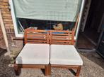 Loungeset Ikea Applaro, Ophalen, Gebruikt, Hout