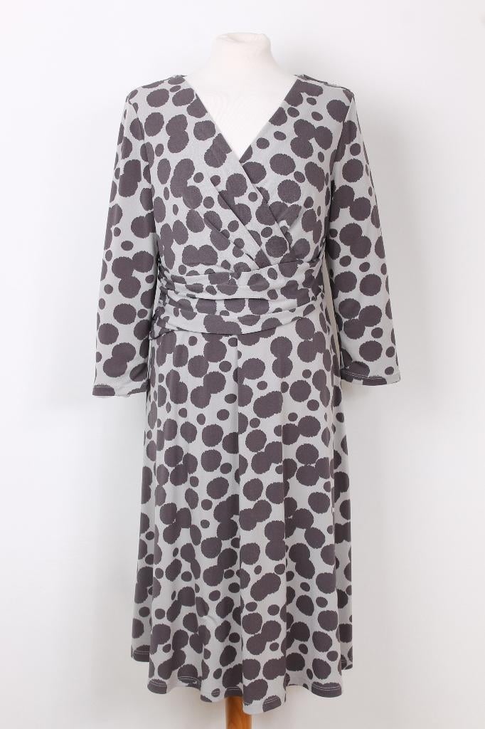 Geplooide jurk PHASE EIGHT maat 42, Kleding | Dames, Jurken, Verzenden, Maat 42/44 (L), Zo goed als nieuw, Knielengte