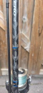 Shimano Aero X5 Feeder Hengel + Shimano 5500 Molen, Ophalen, Gebruikt, Werphengel