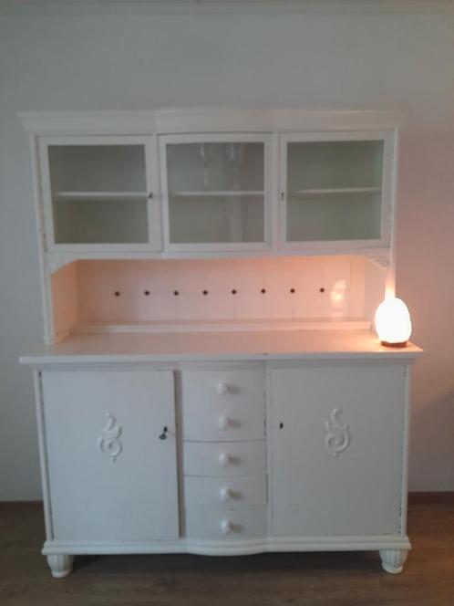 Witte buffetkast, Huis en Inrichting, Kasten | Buffetkasten, Gebruikt, 25 tot 50 cm, Ophalen