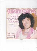 Single Jürgen Drews - Ich hab' die schuhe verbrannt, Cd's en Dvd's, Vinyl Singles, Ophalen of Verzenden, Zo goed als nieuw