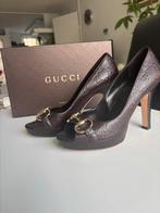 Gucci Laarzen ORIGINEEL - Zo goed als Nieuw - Maat 36, Ophalen, Pumps, Bruin, Gucci