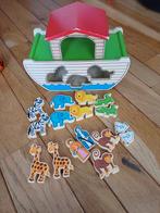 Houten boot met Dieren en Poppetjes, Ophalen of Verzenden, Gebruikt, Overige typen