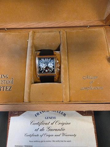 3* Franck Muller Conquistador Cortez King 10000 K CC Gold beschikbaar voor biedingen