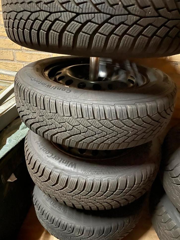 Prachtige Continental Winterbanden 165/70 R14, Auto diversen, Auto-accessoires, Gebruikt, Ophalen