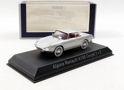Renault Alpine A108 1961 Grijs Schaal 1:43 Norev Ref. 517821, Hobby en Vrije tijd, Modelauto's | 1:43, Nieuw, Auto, Norev, Ophalen of Verzenden
