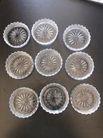 9 Onderzetters, Ophalen, Zo goed als nieuw, Glas of Kopje