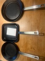 Iittala Gietijzeren Bakpannen - 3 stuks, Ophalen, Gebruikt, Koekenpan of Braadpan, Gietijzer