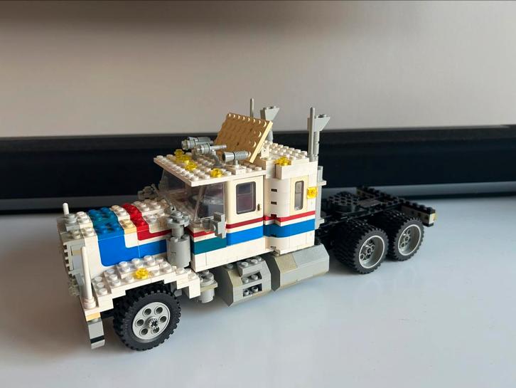Lego 5580 Modelteam Highway Rig, vrachtwagen, Kinderen en Baby's, Speelgoed | Duplo en Lego, Gebruikt, Lego, Complete set, Ophalen of Verzenden