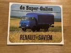 Renault Saviem Super-Galion Brochure, Ophalen of Verzenden, Gelezen, Renault