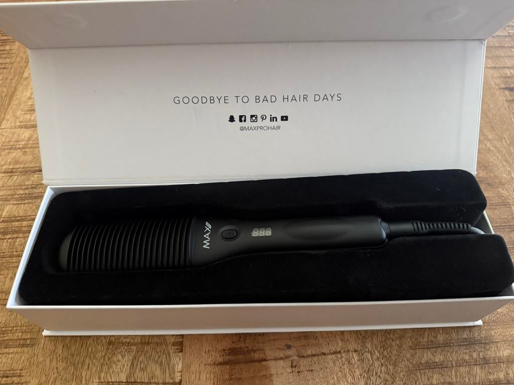 Max pro silk brush NIEUW!, Ophalen, Nieuw, Krultang of Stijltang