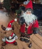 Kerstman en rendier vintage, Diversen, Kerst, Ophalen, Zo goed als nieuw