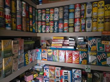 Vintage Waspoeders en Zeeppoeders Collectie beschikbaar voor biedingen