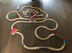 houten treinbaan, Ophalen, Gebruikt, Duw- of Trekspeelgoed