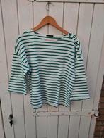 Guilia e Tu, Bretonse streep met groen, mt.44, €25, Maat 42/44 (L), Ophalen of Verzenden, Zo goed als nieuw, Korte mouw
