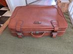 Vintage Koffer, gratis op te halen, Sieraden, Tassen en Uiterlijk, Koffers, Ophalen, Gebruikt, Leer