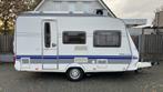 Hobby De Luxe 400 SF Mover/Voortent, Overige typen, Hobby, Bedrijf, Treinzit