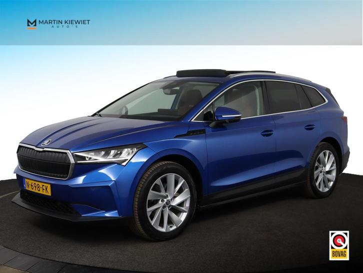 Skoda Enyaq iV 60|Pano|Leder|Trekhaak|Warmtepomp|ACC|Camera|, Auto's, Skoda, Bedrijf, Te koop, Enyaq, ABS, Achteruitrijcamera