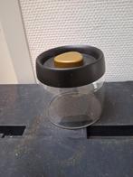 Glazen pot met deksel vacuüm, Schaal, Rond, Ophalen of Verzenden, Glas
