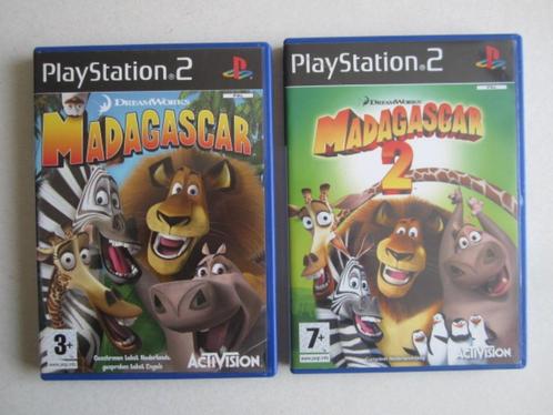 Madagascar 1 of 2 PS2 Playstation 2, Spelcomputers en Games, Games | Sony PlayStation 2, Nieuw, Platform, 1 speler, Vanaf 3 jaar