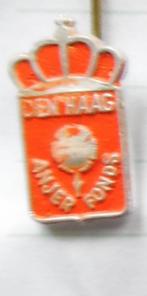 Pin - Anjer Fonds - Den Haag, Verzamelen, Ophalen, Zo goed als nieuw, Overige onderwerpen, Speldje of Pin