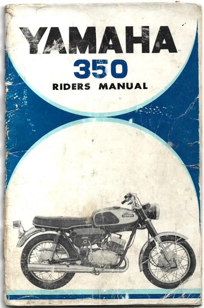 Yamaha 350 Rider manual handleiding (2824z) motor, Motoren, Handleidingen en Instructieboekjes, Yamaha, Ophalen of Verzenden