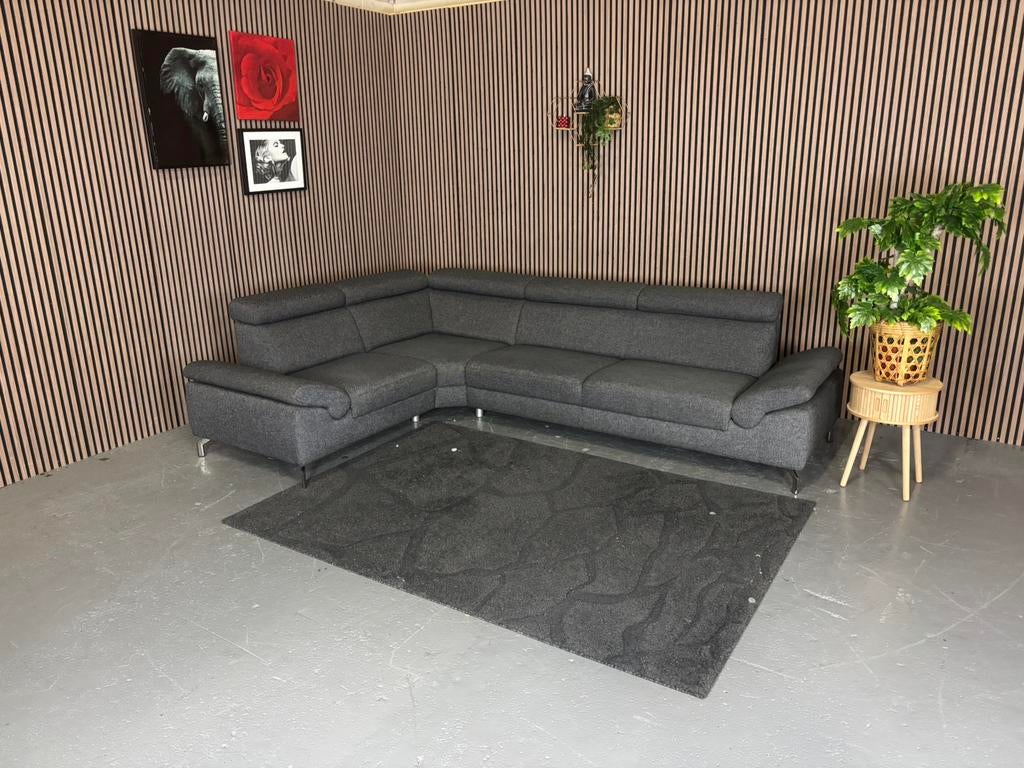 GRATIS LEVERING Montel Modena Hoekbank 305x210 GEREINIGD, Huis en Inrichting, Banken | Bankstellen, Zo goed als nieuw, Hoekbank