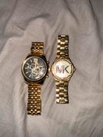 Dames&heren MK horloges - defecte batterij, Sieraden, Tassen en Uiterlijk, Horloges | Dames, Gebruikt, Staal, Fossil, Polshorloge